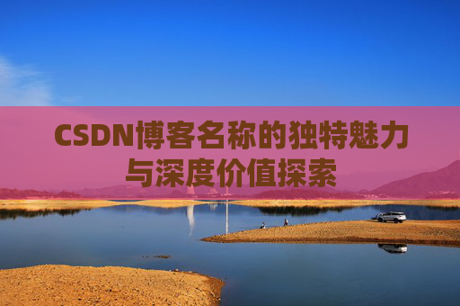 CSDN博客名称的独特魅力与深度价值探索